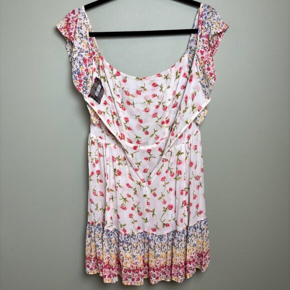 Reformation Womens Floral Dress Size 6 Mini Fairy Feminine Flowy Spring Party - Picture 7 of 14